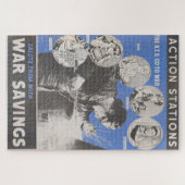 Neudruck des britischen Kriegsposters. Puzzle (Horizontal)