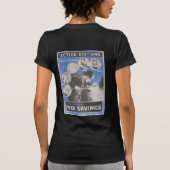 Neudruck des britischen Kriegsposters. T-Shirt (Rückseite)