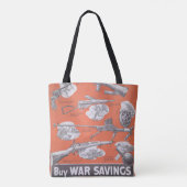 Neudruck des britischen Kriegsposters. Tasche (Rückseite)