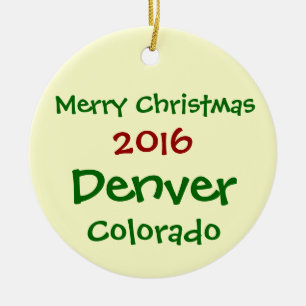 NEUE 2016 KUNDENGERECHTE DENVER KERAMIKORNAMENT