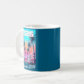 Neue 2016 Retro Synthwave Auto-Ästhetik Kaffeetasse (Vorderseite Links)