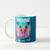 Neue 2016 Retro Synthwave Auto-Ästhetik Kaffeetasse (Links)