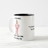 Neue 30 benutzerdefinierbare Geschenkidee-Tasse Zweifarbige Tasse (Vorderseite Links)