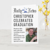 Neue Abschluss-Karte für die Personalisierung Karte (Gelbe Blume)