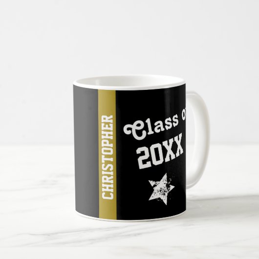 NEUE ABSOLVENT Klasse IRGENDEINES JAHR Kaffeetasse (VorderseiteRechts)