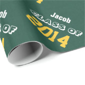 NEUE ABSOLVENT Klasse von 2014 oder irgendeinem Geschenkpapier (Rolleneckpunkt)