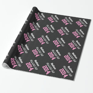 NEUE ABSOLVENT Klasse von 2014 oder irgendeinem Geschenkpapier