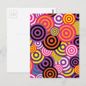 Neue Abstrakte Kunst des Kreises Postkarte (Vorne/Hinten)