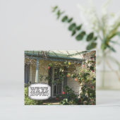 Neue Address Moving House Zuhause Foto Postkarte (Stehend Vorderseite)