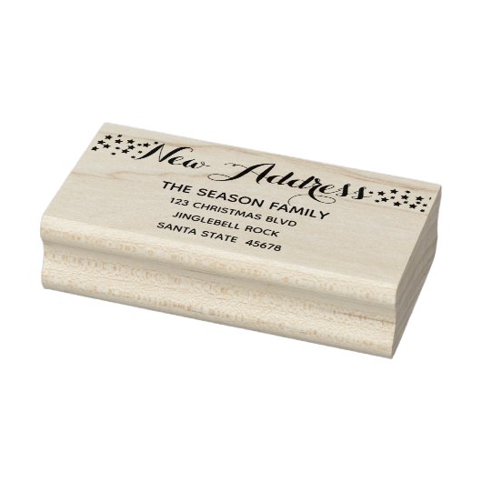 Neue Address-Rücksendeadresse Gummistempel (Stempel)