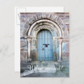 Neue Address-Zuhause oder Business-Postkarte Ankündigungspostkarte (Vorne/Hinten)