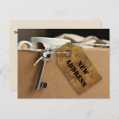 Neue Address-Zuhause oder Business-Postkarte Ankündigungspostkarte (Vorne/Hinten)