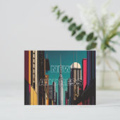 Neue Adress-Postkarte Postkarte (Stehend Vorderseite)
