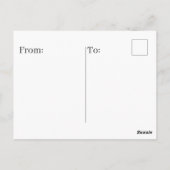 Neue Adress-Postkarte Postkarte (Rückseite)