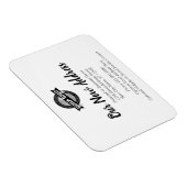 Neue Adressänderung mit dem Firmenlogo Magnet (Rechte Seite)