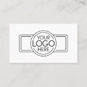 Neue Adressänderung mit dem Firmenlogo Visitenkarte (Rückseite)