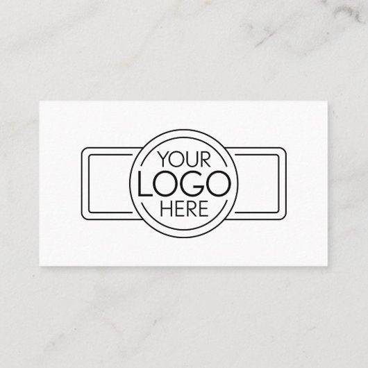 Neue Adressänderung mit dem Firmenlogo Visitenkarte (Rückseite)