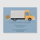 Neue Adressänderung Niedliche LKW-Magnet-Karte Magnetkarte (Vorderseite)
