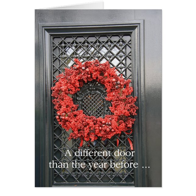 Neue Adressankündigung Weihnachtskarte (Vorne)