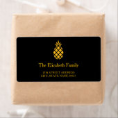 Neue Adresse Ananas Etikett (Insitu)