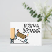 Neue Adresse Ankündigungspostkarte (Stehend Vorderseite)