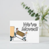 Neue Adresse Ankündigungspostkarte (Stehend Vorderseite)