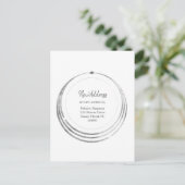 Neue Adresse| Boho Geometric Moving Notice Postkarte (Stehend Vorderseite)