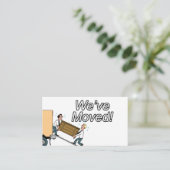 Neue Adresse, die wir für das benutzerdefinierte B Visitenkarte (Stehend Vorderseite)