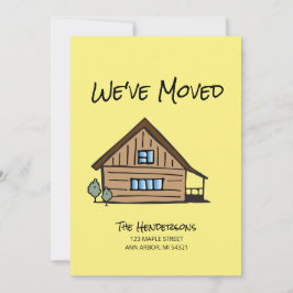 Neue Adresse, die wir übertragen bewegen Ankündigu Karte