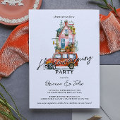 Neue Adresse I Car Moving Zuhause House Erwärmung Einladung