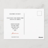 Neue Adresse | I have Moved|Cactus Watercolor Postkarte (Rückseite)