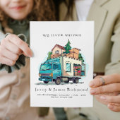 Neue Adresse I Truck Moving Zuhause Ankündigung