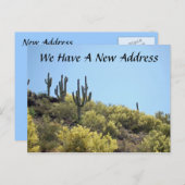 Neue Adresse Postkarte (Vorne/Hinten)