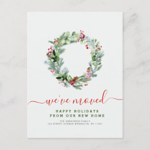 neue Adresse Postkarte