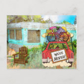 Neue Adresse Postkarte (Vorderseite)