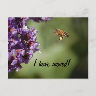 Neue Adresse Postkarte