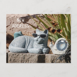 Neue Adresse Postkarte