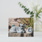 Neue Adresse Postkarte (Stehend Vorderseite)