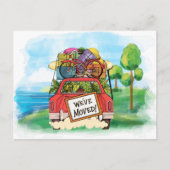 Neue Adresse Postkarte (Vorderseite)