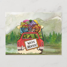 Neue Adresse Postkarte