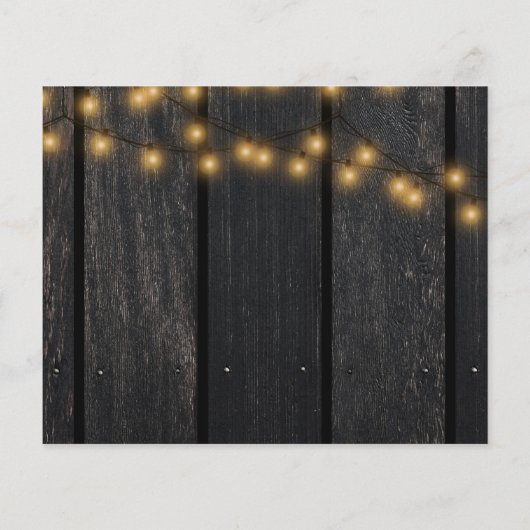 Neue Adresse rustikale Ankündigung (Rückseite)