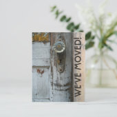 Neue Adresse "We ve Moved" Postkarte (Stehend Vorderseite)