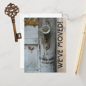 Neue Adresse "We ve Moved" Postkarte