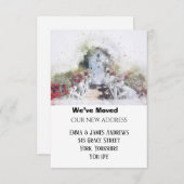 Neue Adresse Wir haben die Ankündigung der Tür ver (Vorne/Hinten)