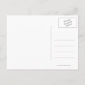 Neue Adresse Wir haben die Mitteilung an das Haus Ankündigungspostkarte (Rückseite)