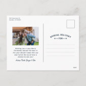 Neue Adresse zwei Foto Marine blauen Weihnachten (Rückseite)