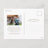 Neue Adresse zwei Foto Marine neutral Weihnachten (Rückseite)