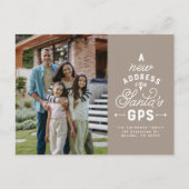 Neue Adresse zwei Foto Marine neutral Weihnachten (Vorderseite)