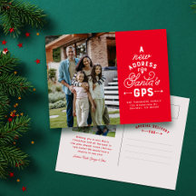 Neue Adresse zwei Foto Weihnachten