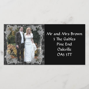 Neue Adressen-Foto-Karte Ankündigung